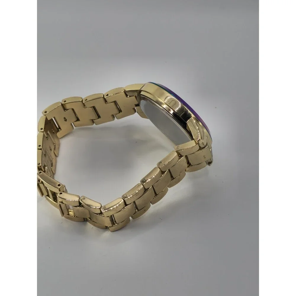 INC International Concepts Women's Gold-Tone Bracelet Watch